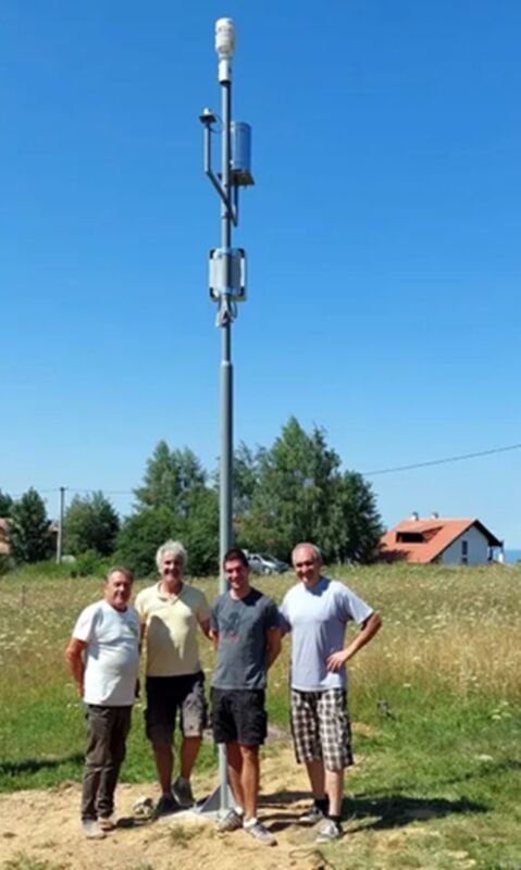 Нова аутоматска дигитална Климатолошка станица