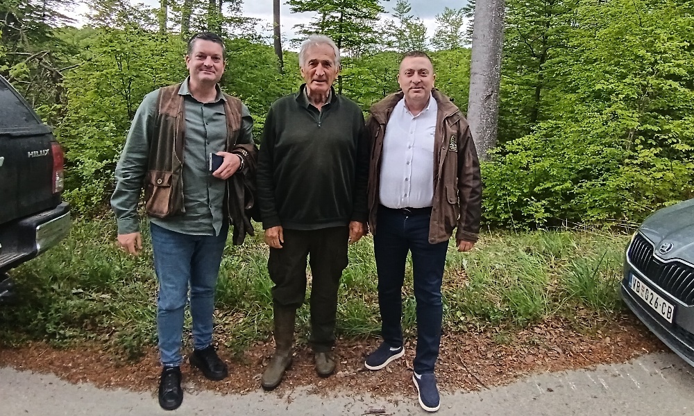 Милан Куч, проф. др Милан Медаревић и Ивица Лазаревић